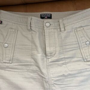 Polo by Ralph Lauren Beige Mini Skirt